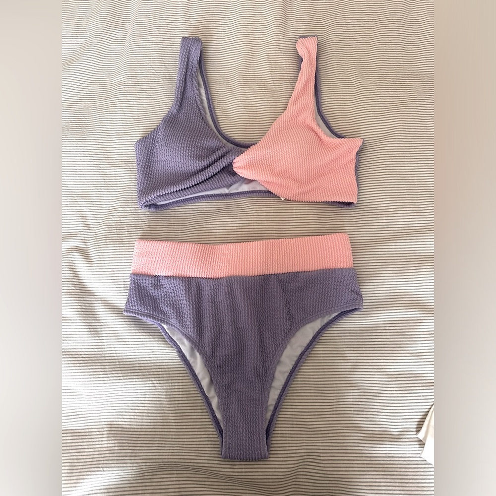 NWT Cupshe high waisted bathing suit - M
